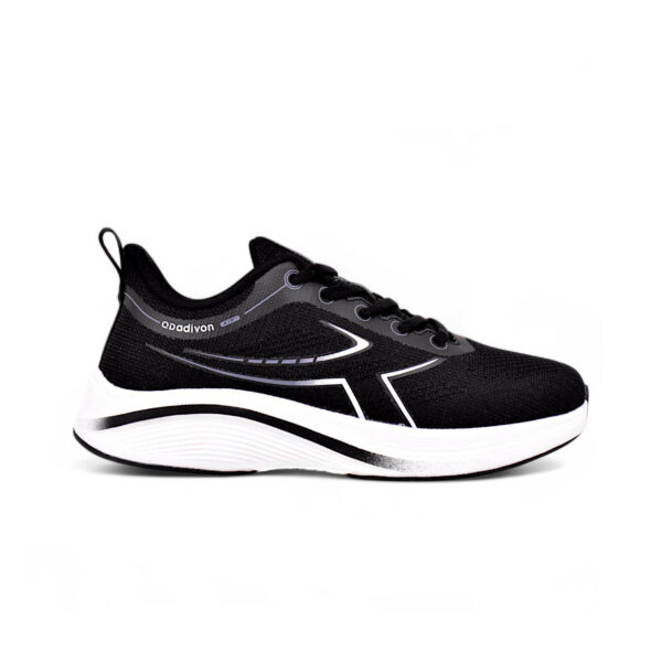 SPT486 Black Running Sneakers – Lightweight Comfort & Style