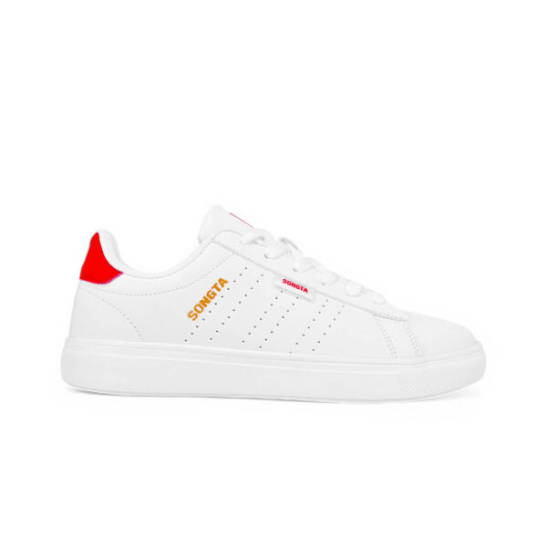 SPT520 SONGTA White Casual Sneakers – Lightweight, Stylish Everyday Wear Shoes