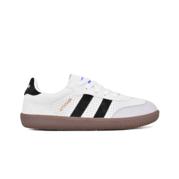 Attitude Men’s White & Black Sneakers – SPT522