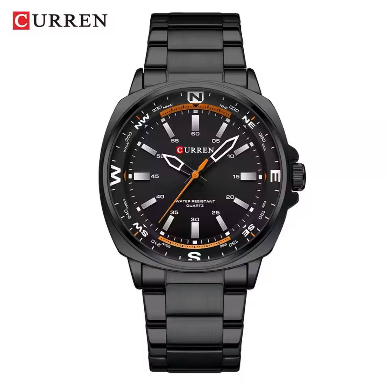 CURREN GENTS WATCH #8455 UNIQUE DESIGN WATER RESISTANT BATTERY POWERED CURREN BRANDED BOX ENQUIRIES