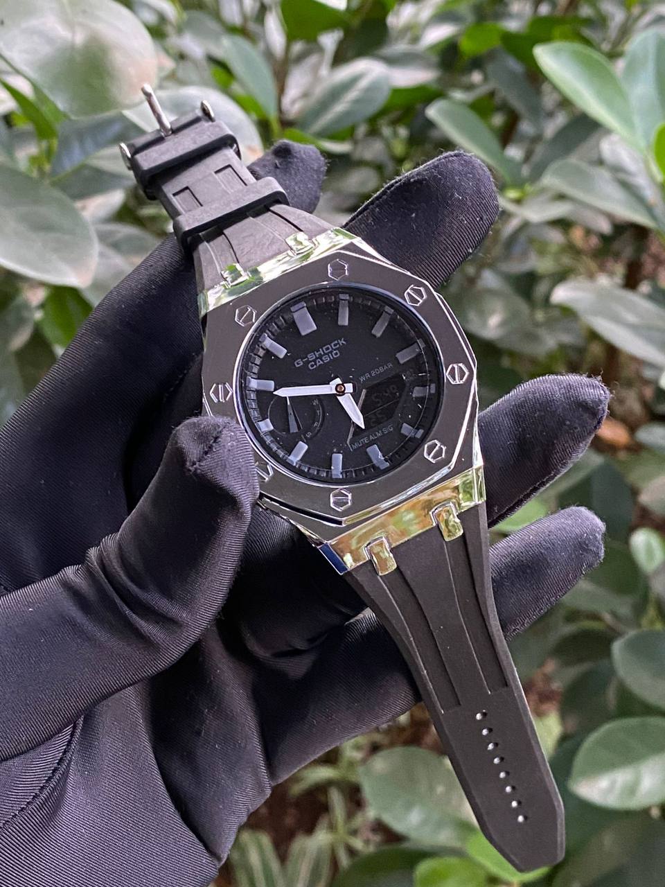 GSHOCK CASIO WATER RESISTANT RUBBER STRAP DUAL TIME ALARM GSHOCK TIN