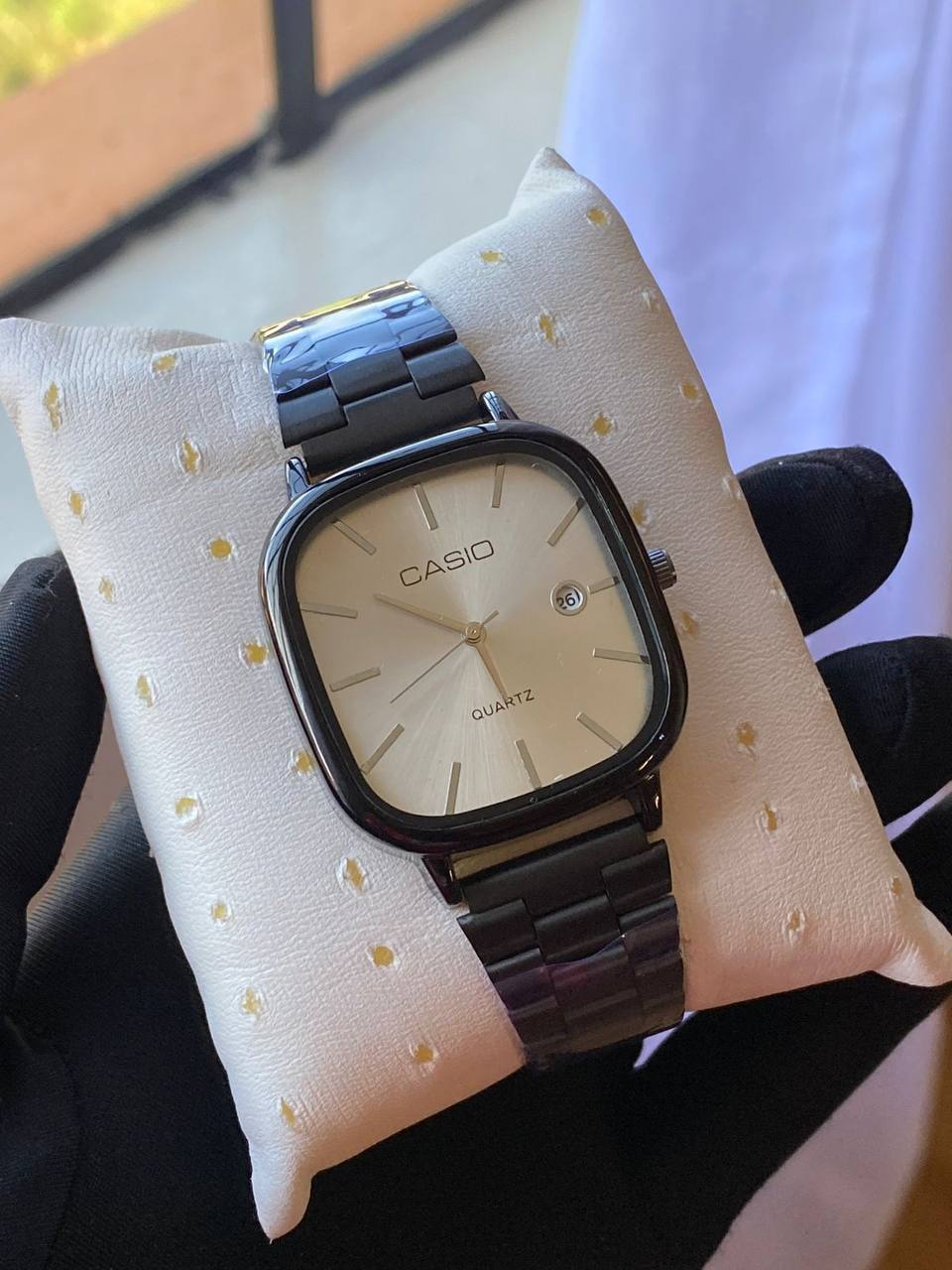 CASIO SQUARE UNISEX DATE DISPLAY WATER RESISTANT BATTERY POWERED CASIO BRANDED BOX ENQUIRIES