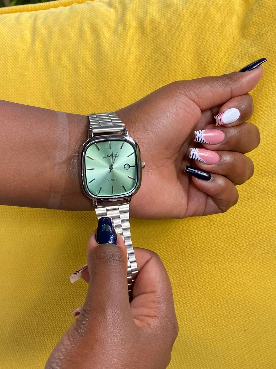 CASIO SQUARE UNISEX DATE DISPLAY WATER RESISTANT BATTERY POWERED CASIO BRANDED BOX ENQUIRIES