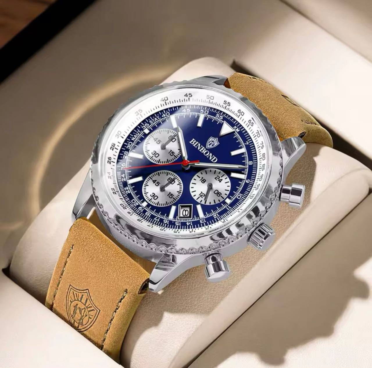 BINBOND LADIES WATER RESISTANT BATTERY POWERED NON FADE STEEL POLISH AND ENQUIRIES