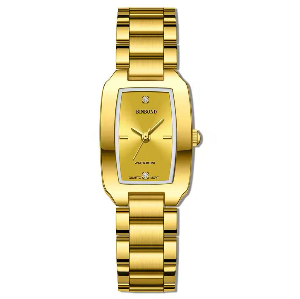 BINBOND LADIES WATER RESISTANT BATTERY POWERED NON FADE STEEL POLISH AND ENQUIRIES