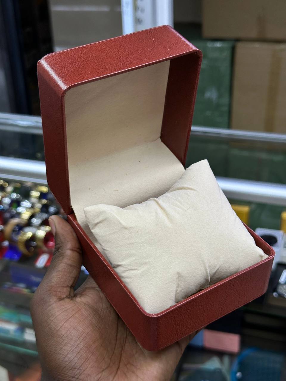 LEATHER BOX AND ENQUIRIES