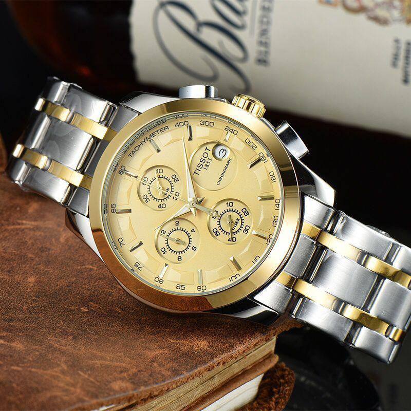 TISSOT CHRONOGRAPH DATE DISPLAY FULL CHRONOGRAPH WATER RESISTANT STAINLESS STEEL ENQUIRIES