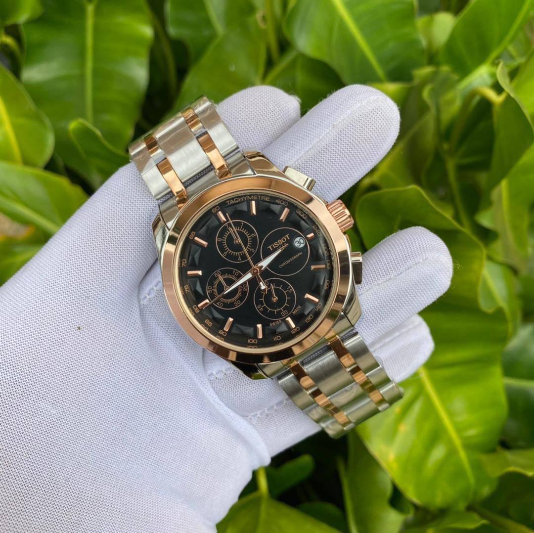 TISSOT CHRONOGRAPH DATE DISPLAY FULL CHRONOGRAPH WATER RESISTANT STAINLESS STEEL ENQUIRIES