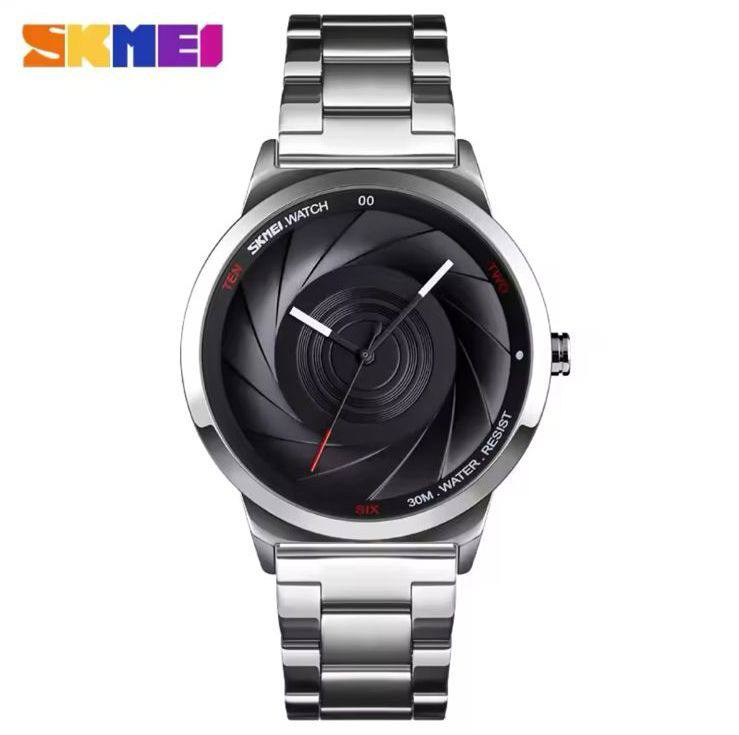 SKMEI LADY WATCH 30M WATER RESISTANT STAINLESS STEEL FINISH BATTERY POWERED AND ENQUIRIES