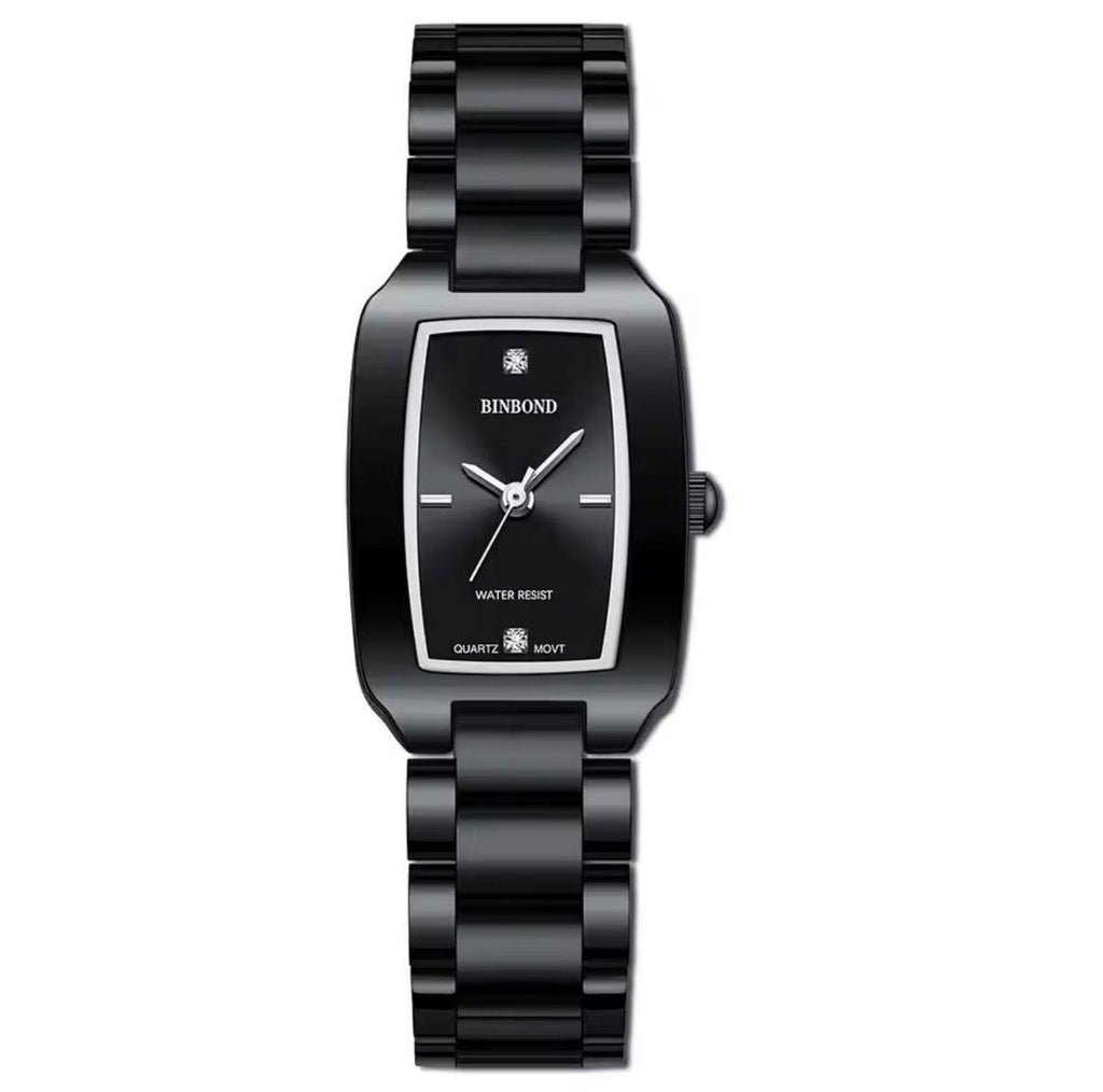 BINBOND LADIES WATER RESISTANT BATTERY POWERED NON FADE STEEL POLISH AND ENQUIRIES