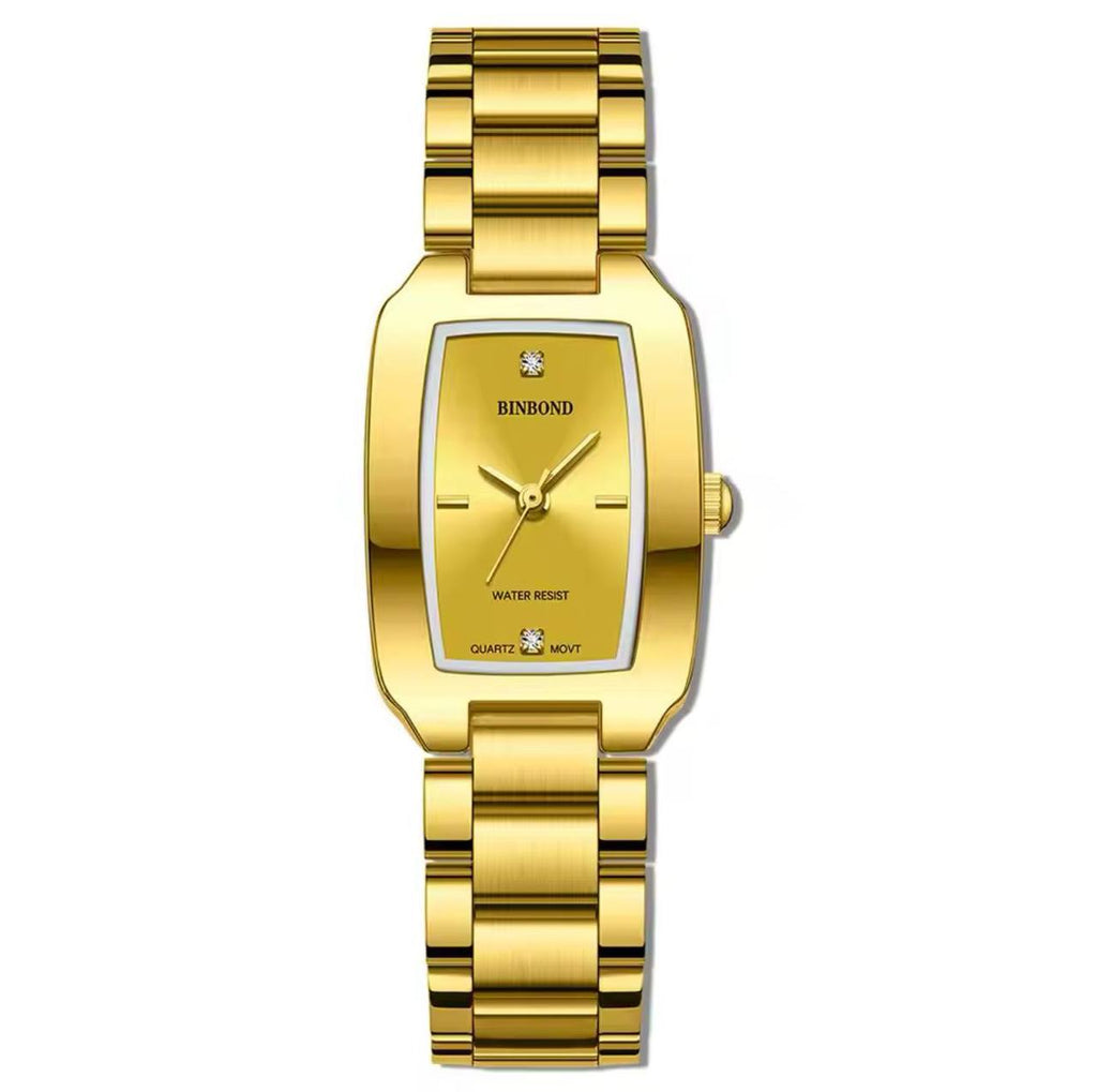 BINBOND LADIES WATER RESISTANT BATTERY POWERED NON FADE STEEL POLISH AND ENQUIRIES