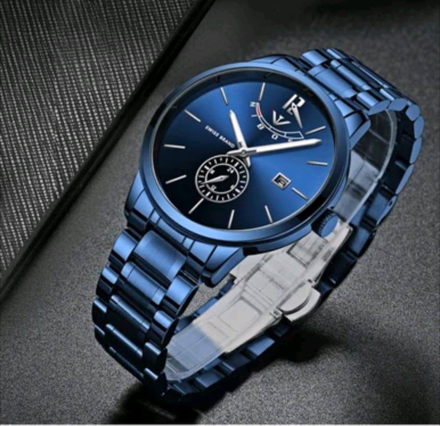 NIBOSI WATCHES DATE DISPLAY WATER RESISTANT BATTERY POWERED STAINLESS STEEL ENQUIRIES