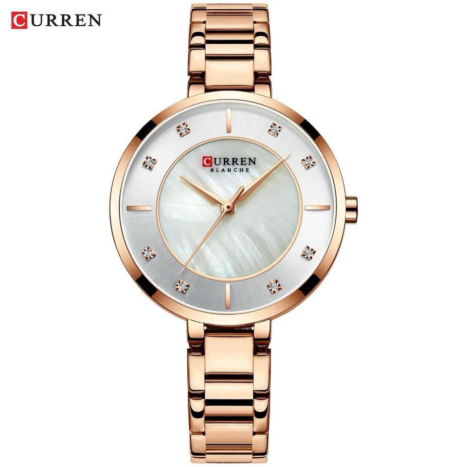 CURREN LADIES #9051 WATER RESISTANT BATTERY POWERED CURREN BRANDED BOX ENQUIRIES