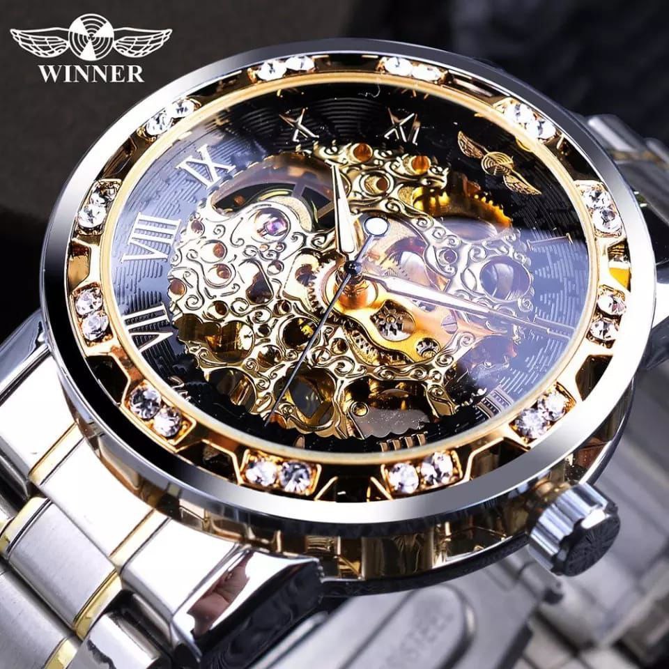 WINNER SKELETON AUTOMATIC WATCH +BOX