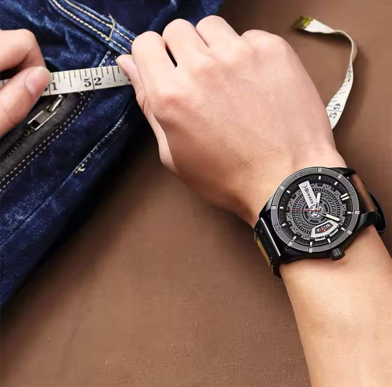 CURREN GENTS 8301 BATTERY POWERED DATE DISPLAY WATER RESISTANT CURREN BRANDED BOX ENQUIRIES