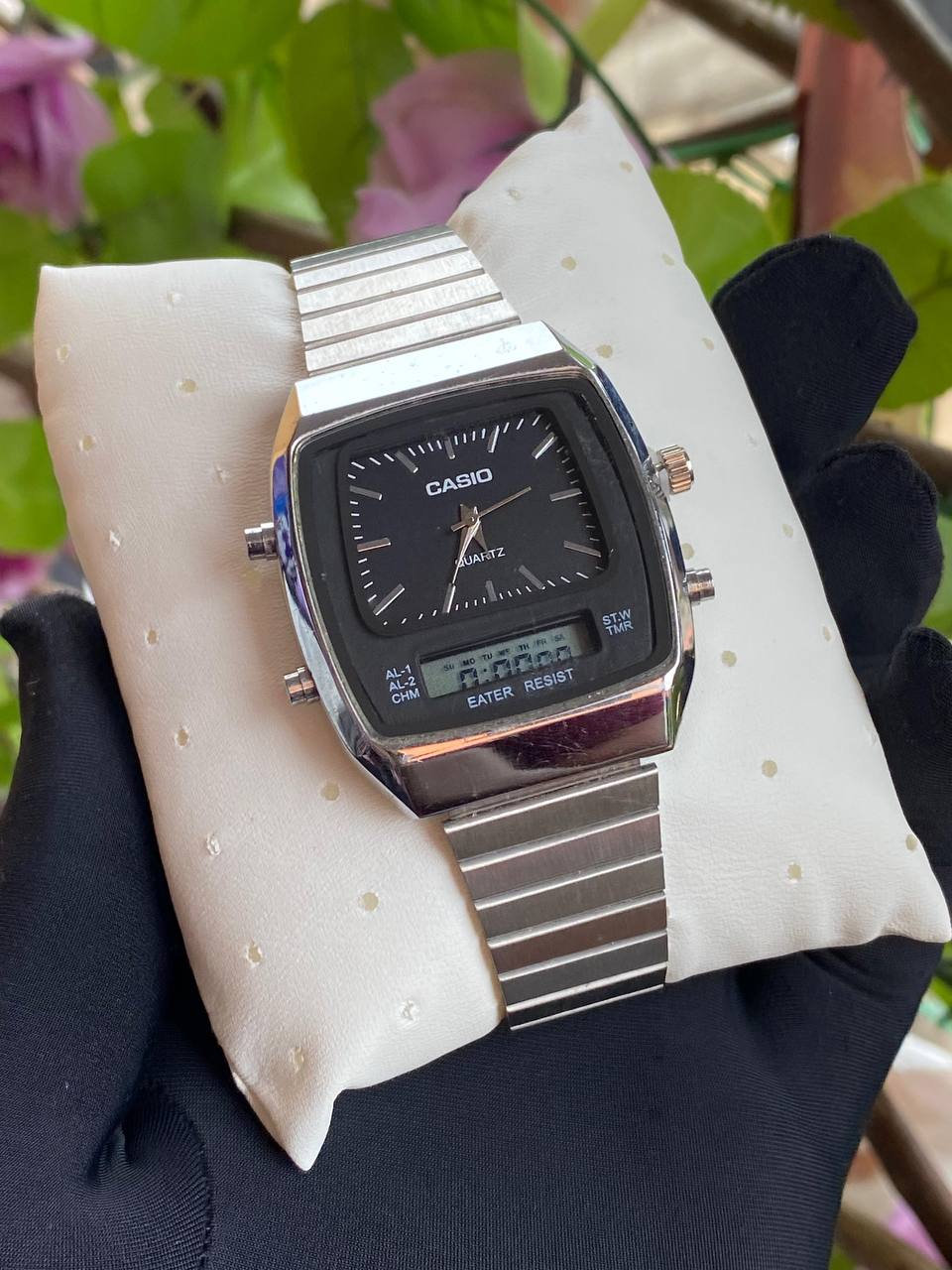 !! CASIO DUAL TIME UNISEX DAY & DATE DISPLAY WATER RESISTANT BATTERY POWERED CASIO BRANDED BLUE BOX CASIO BRANDED RED BOX ENQUIRIES