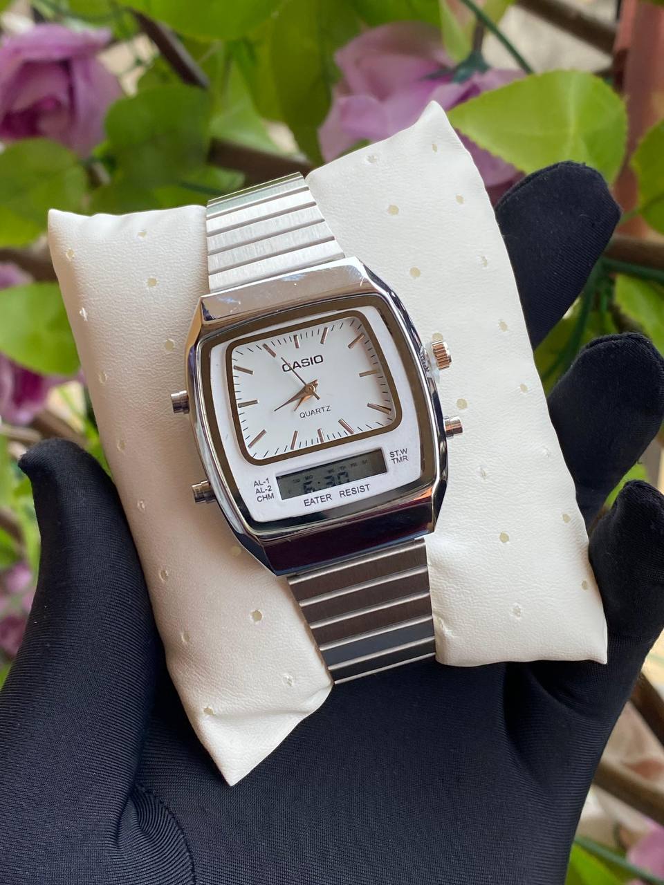 !! CASIO DUAL TIME UNISEX DAY & DATE DISPLAY WATER RESISTANT BATTERY POWERED CASIO BRANDED BLUE BOX CASIO BRANDED RED BOX ENQUIRIES