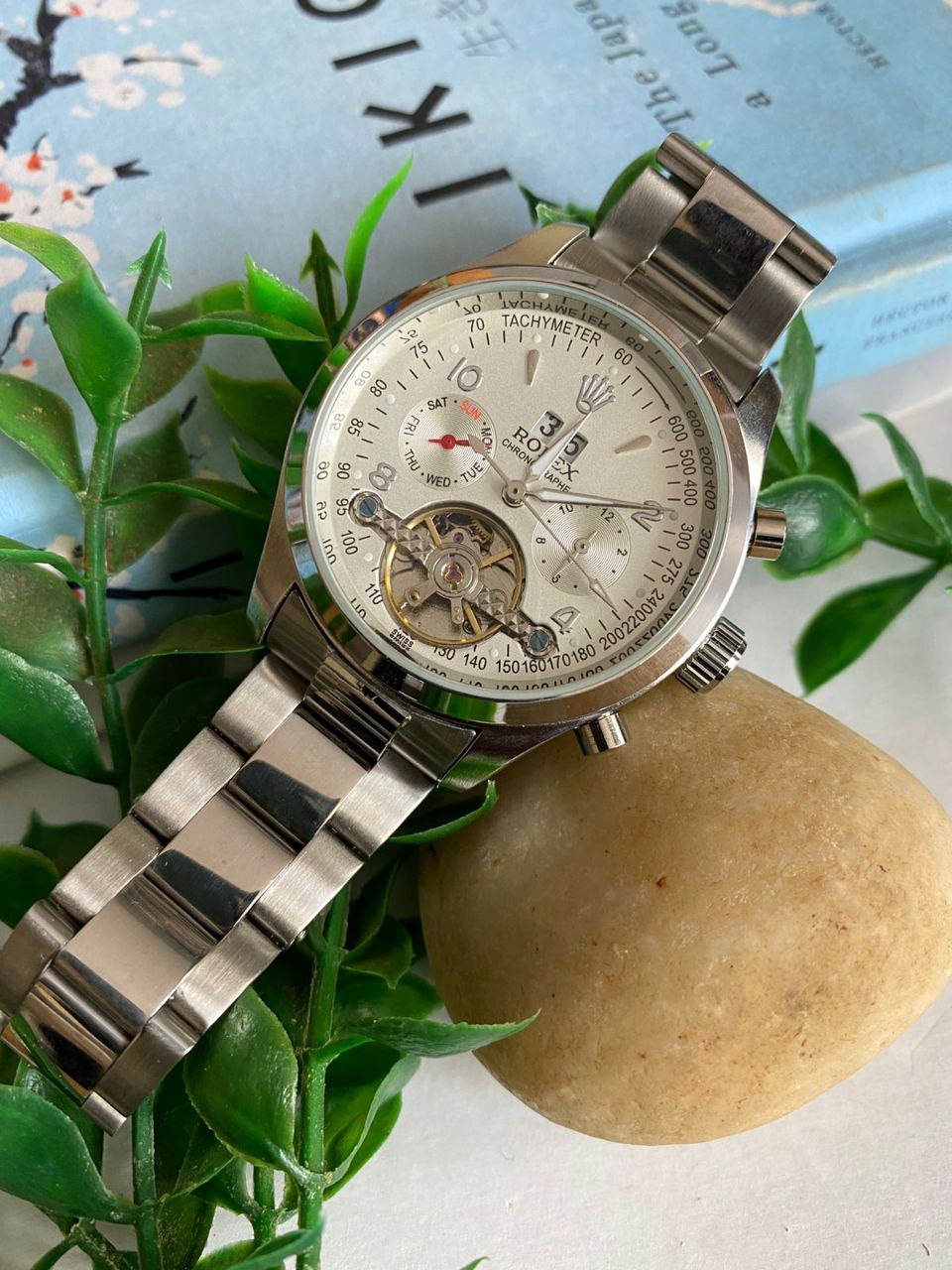 ROLEX AUTOMATIC CHRONOGRAPH WATER RESISTANT DATE DISPLAY