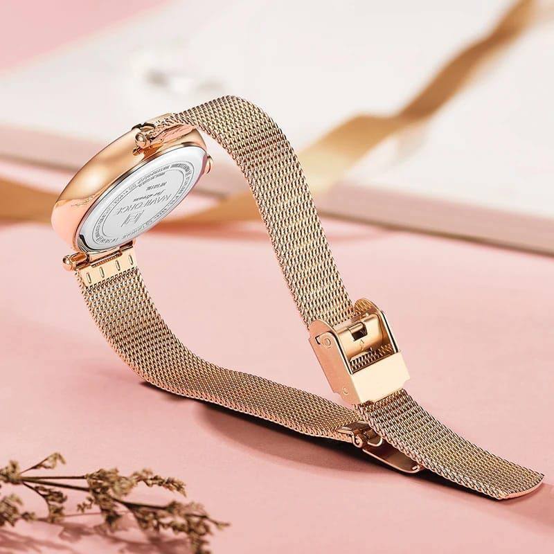 #NAVIFORCE LADIES #NF5019 ADJUSTABLE MESH STRAP WATER RESISTANT STAINLESS STEEL ENQUIRIES