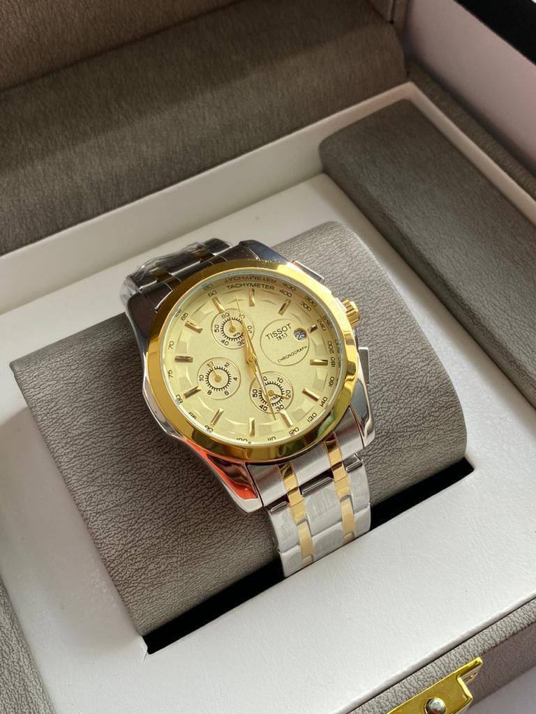 TISSOT CHRONOGRAPH DATE DISPLAY FULL CHRONOGRAPH WATER RESISTANT STAINLESS STEEL ENGRAVING SERVICES 200 PER WORD ,300 ANY LOGO ENQUIRIES