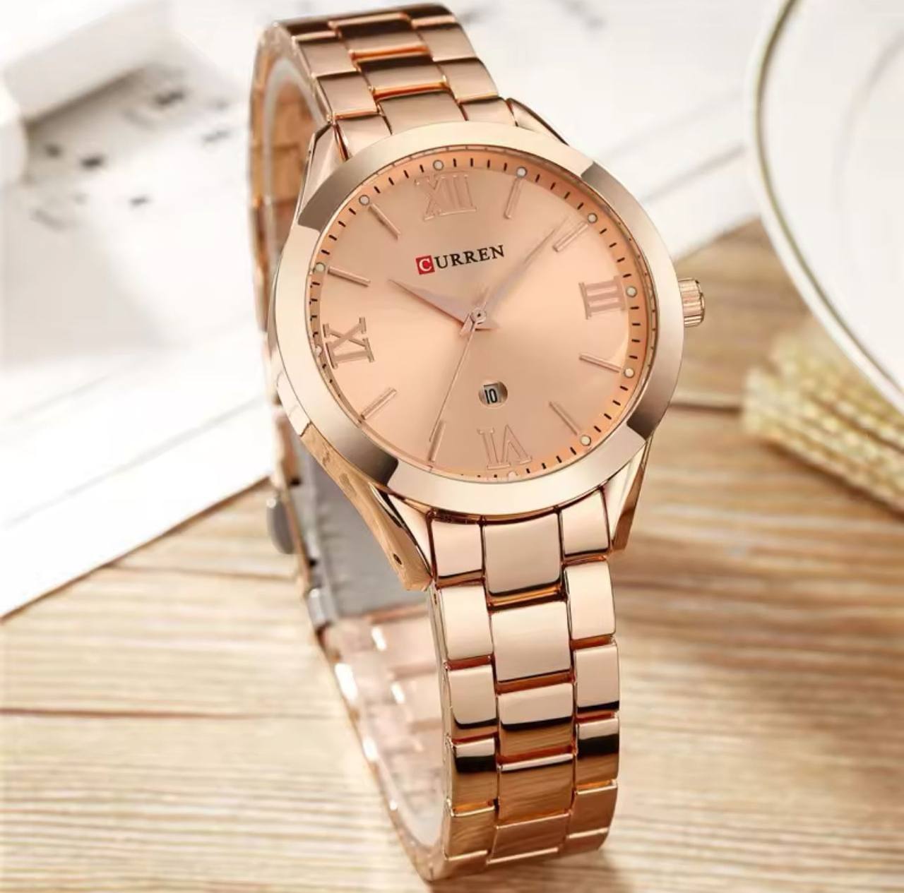 CURREN LADIES #9007 WATER RESISTANT BATTERY POWERED 4 COLOR OPTIONS CURREN BRANDED BOX ENQUIRIES
