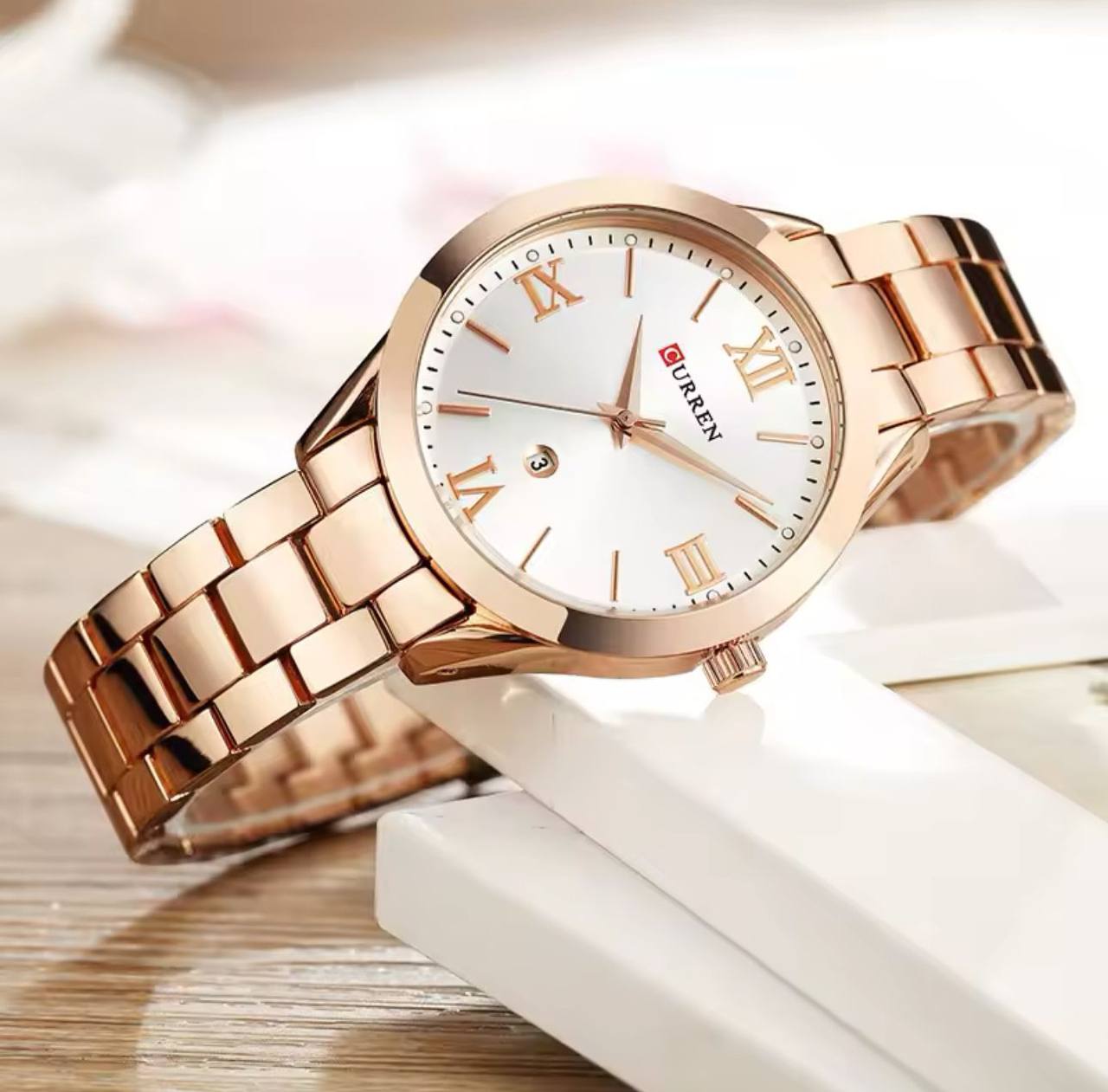 CURREN LADIES #9007 WATER RESISTANT BATTERY POWERED 4 COLOR OPTIONS CURREN BRANDED BOX ENQUIRIES