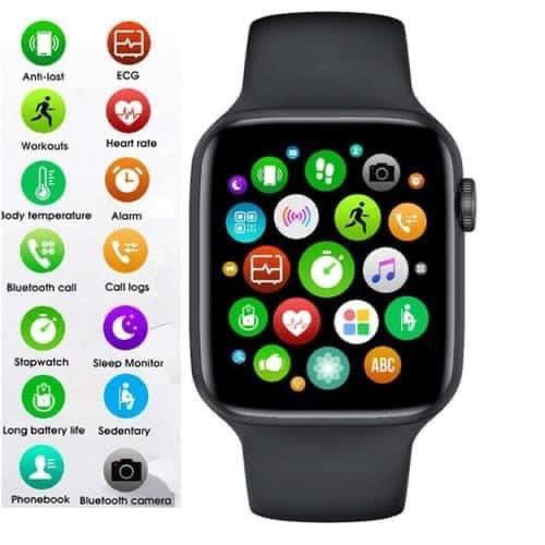 COLOURS BLACK SILVER W26+ SMARTWATCH