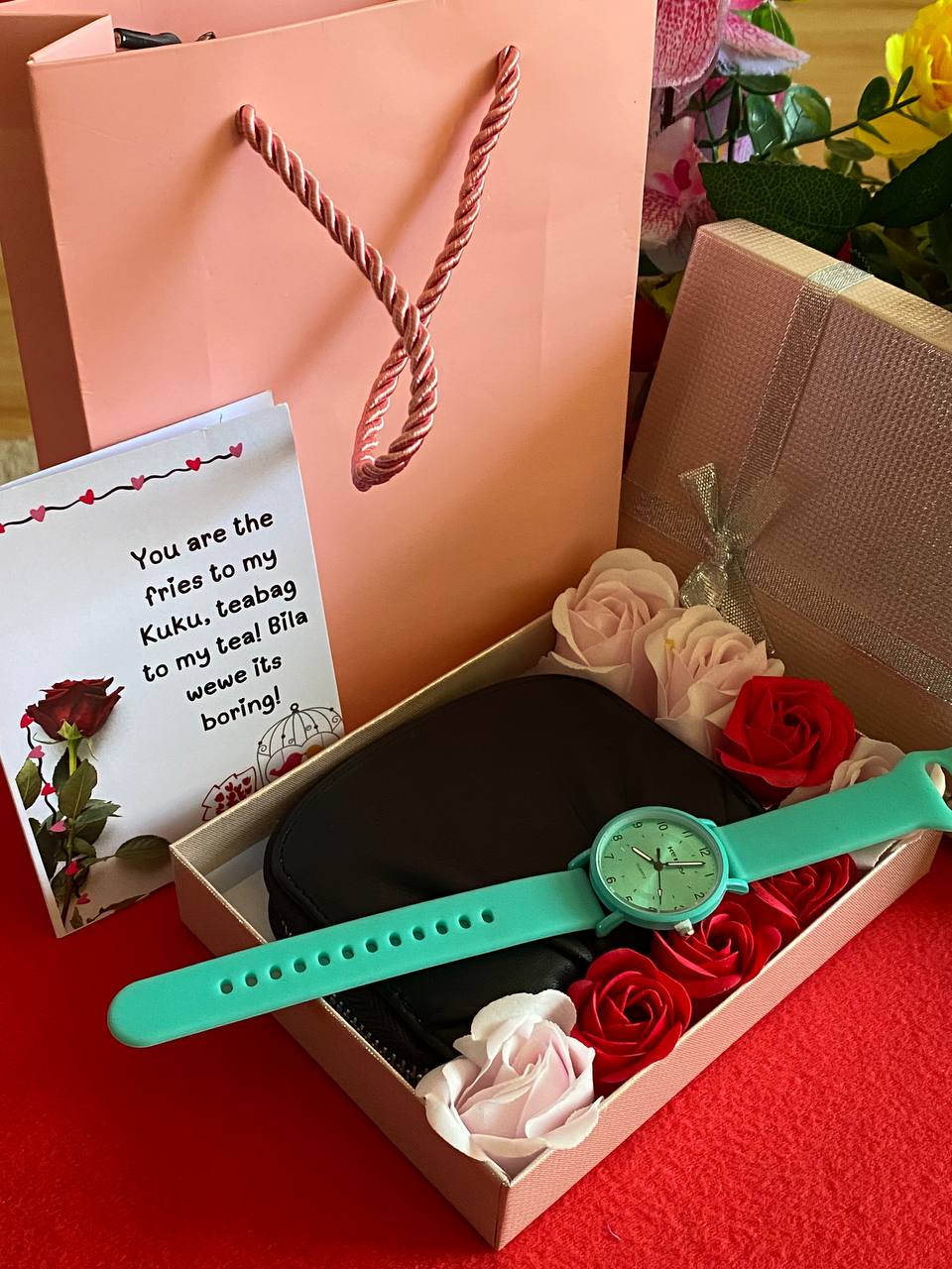 �VALENTINES SALE � WATCH LADIES WALLET/PURSE PRESERVED ROSES GIFT CARD X BOX X BAG ENQUIRIES