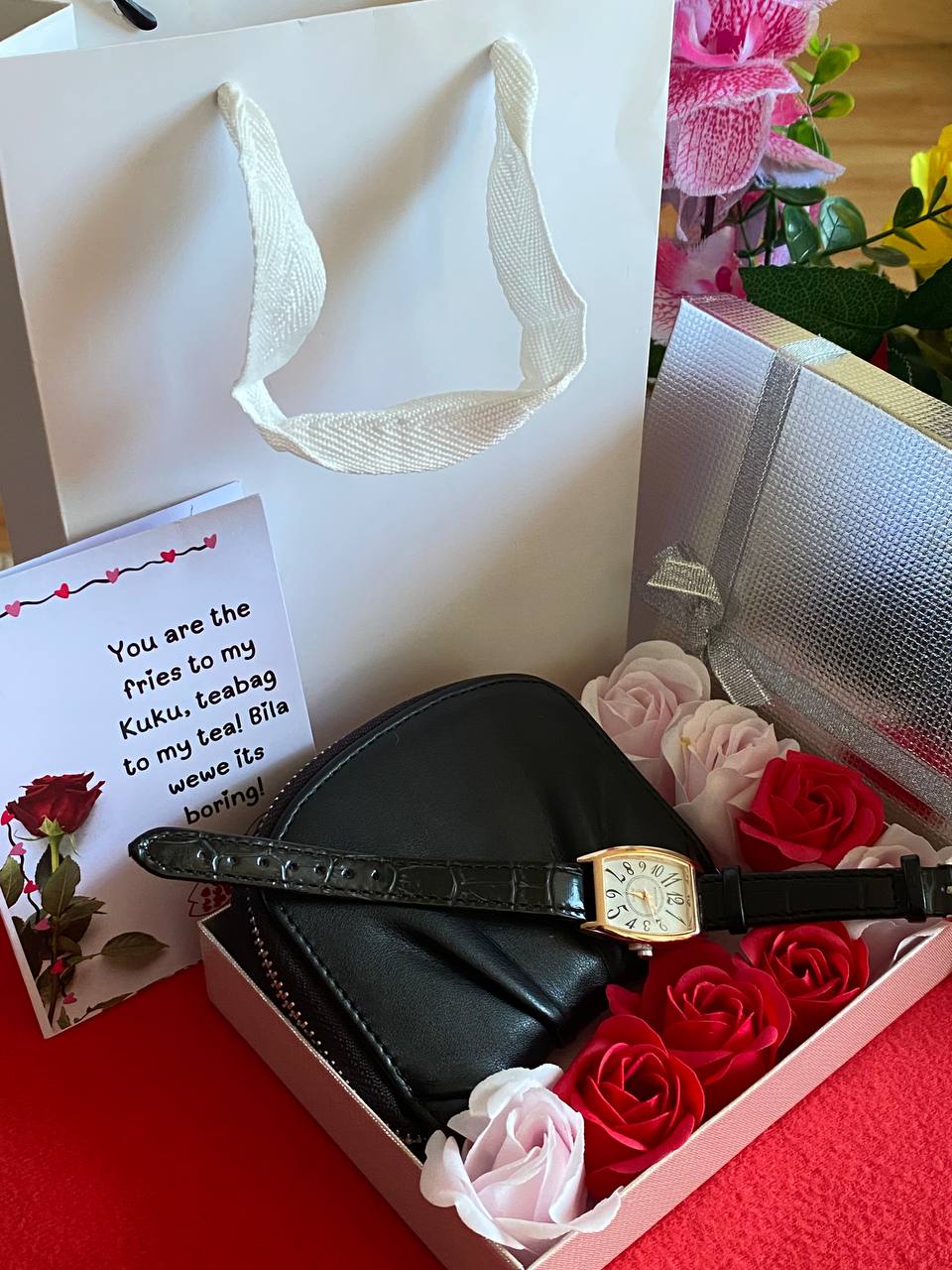 �VALENTINES SALE � WATCH LADIES WALLET/PURSE PRESERVED ROSES GIFT CARD X BOX X BAG ENQUIRIES