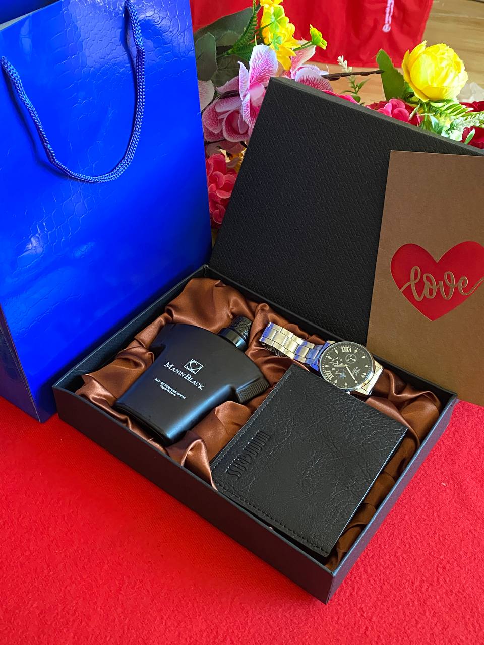 MEN VALENTINES SALE JESOU COLLECTION PERFUME WATCH WALLET CARD & BAG AND ENQUIRIES