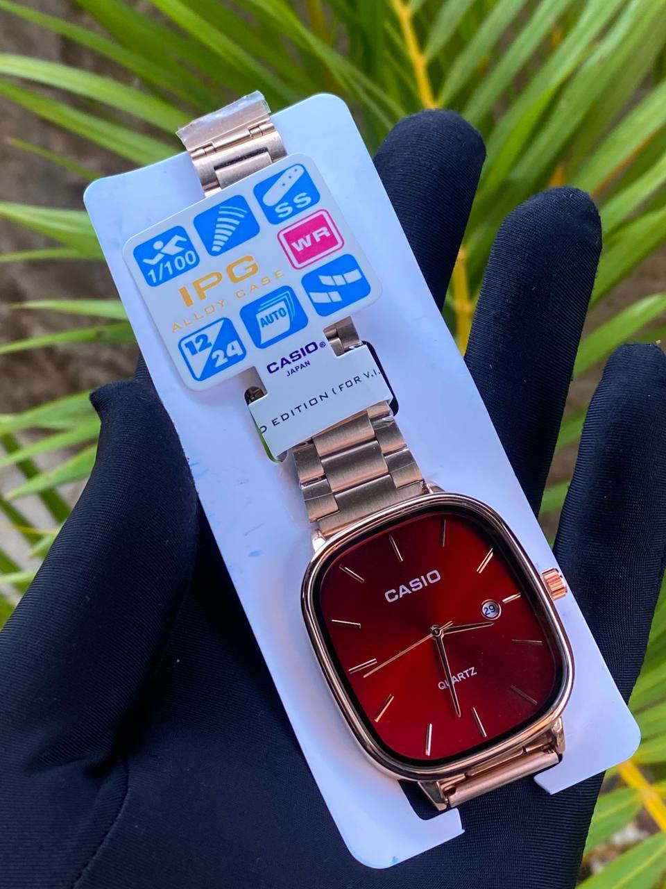 CASIO UNISEX WATCH DATE DISPLAY STAINLESS STEEL BATTERY POWERED WATER RESISTANT CASIO BRANDED BOX ENQUIRIES