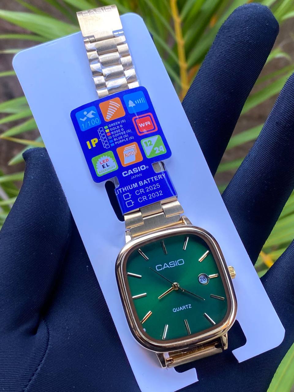 CASIO UNISEX WATCH DATE DISPLAY STAINLESS STEEL BATTERY POWERED WATER RESISTANT CASIO BRANDED BOX ENQUIRIES