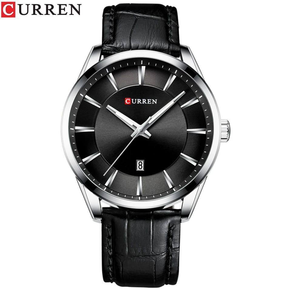 CURREN GENTS WATCH #8365 WATER RESISTANT DATE DISPLAY BATTERY POWERED CURREN BRANDED BOX ENGRAVING SERVICES ENQUIRIES