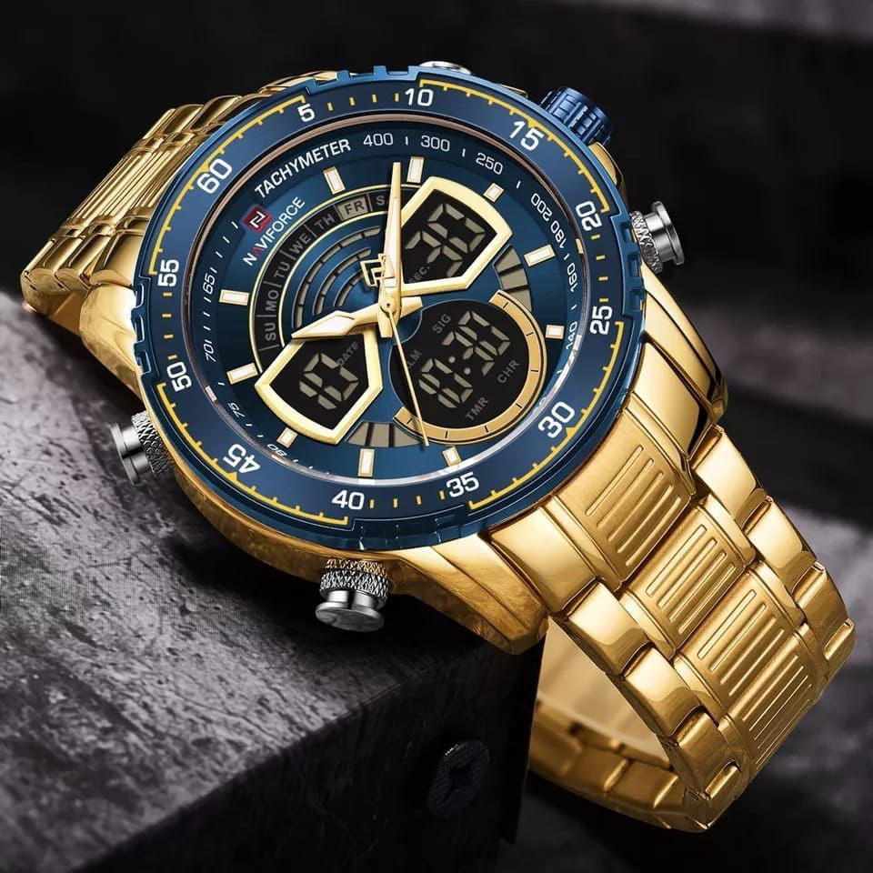 MEN NAVIFORCE #NF9189# ANALOGUE&DIGITAL DISPLAY WATER RESISTANT