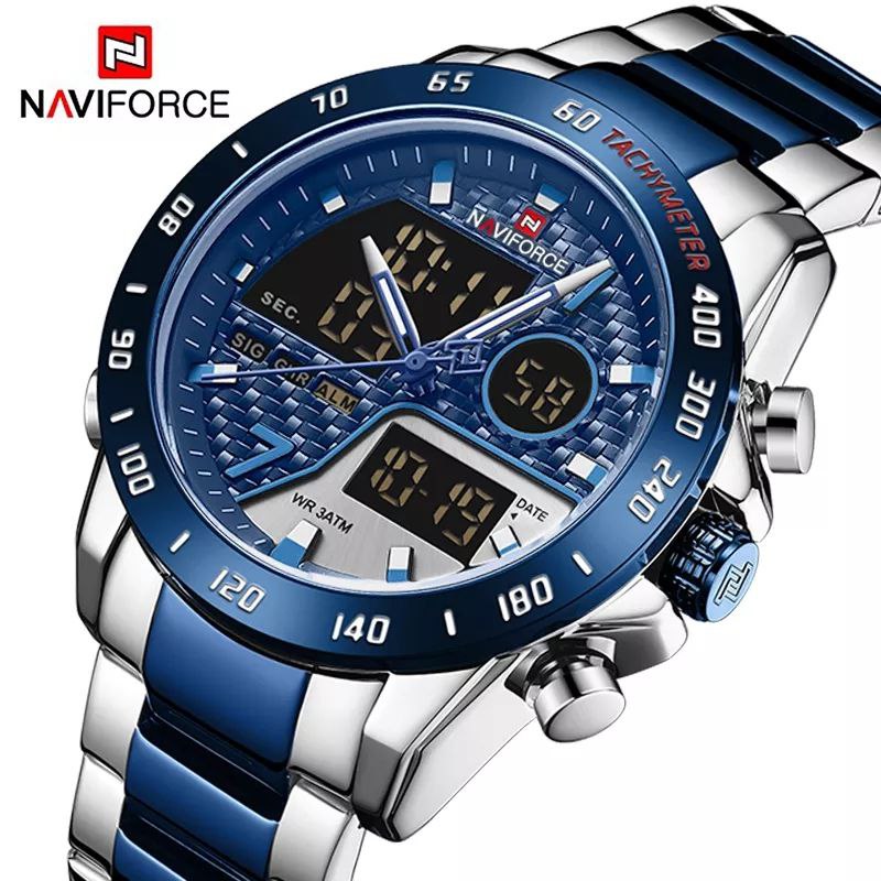 NAVIFORCE #NF9197# DIGITAL&ANALOGUE DISPLAY WATER RESISTANT