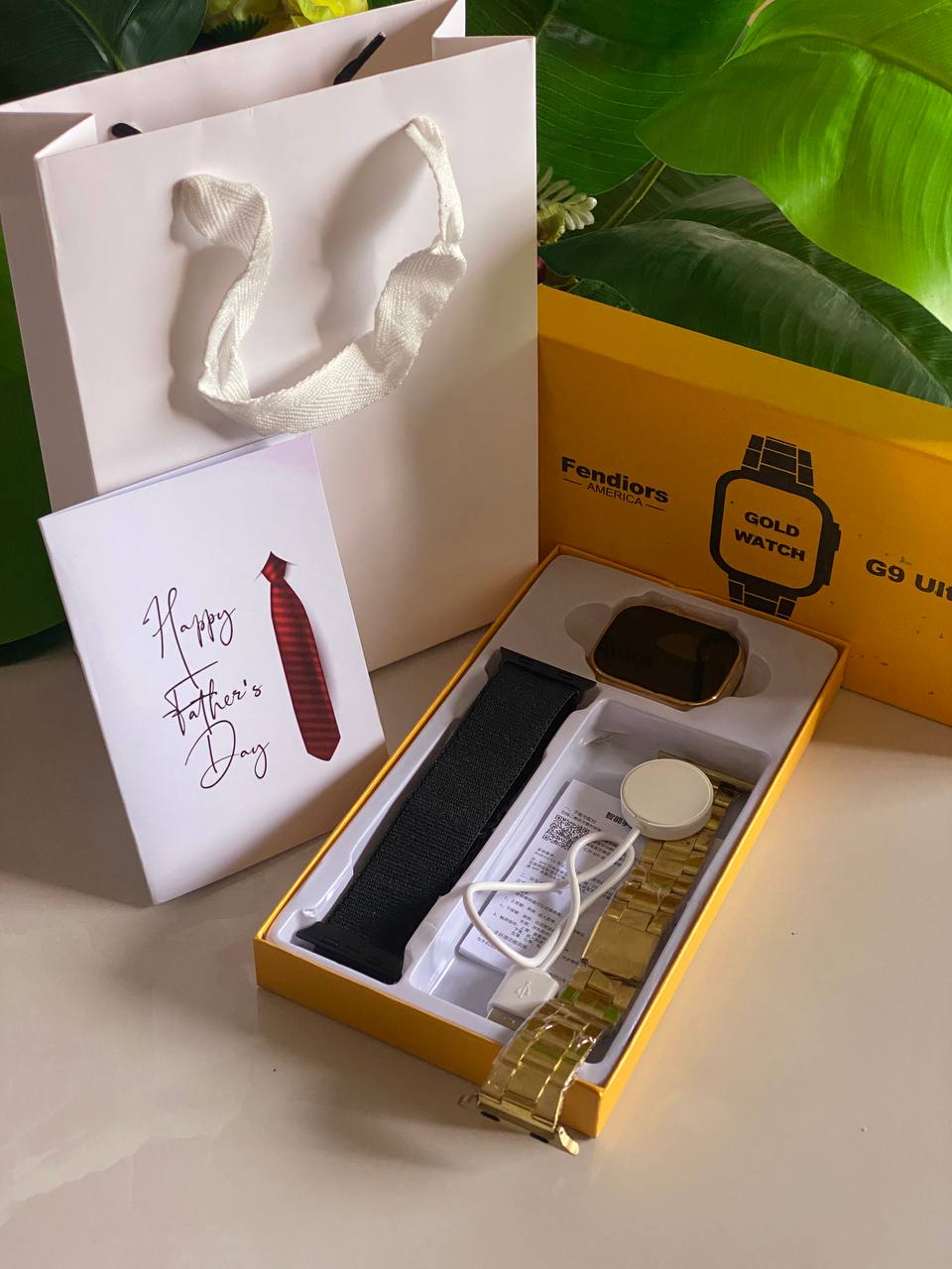 FATHERS DAY SMART WATCH GIFT FENDÍORS AMERICA: G9 ULTRA PRO - 3 INTERCHANGEABLE STRAPS CARD &BAG ENQUIRIES