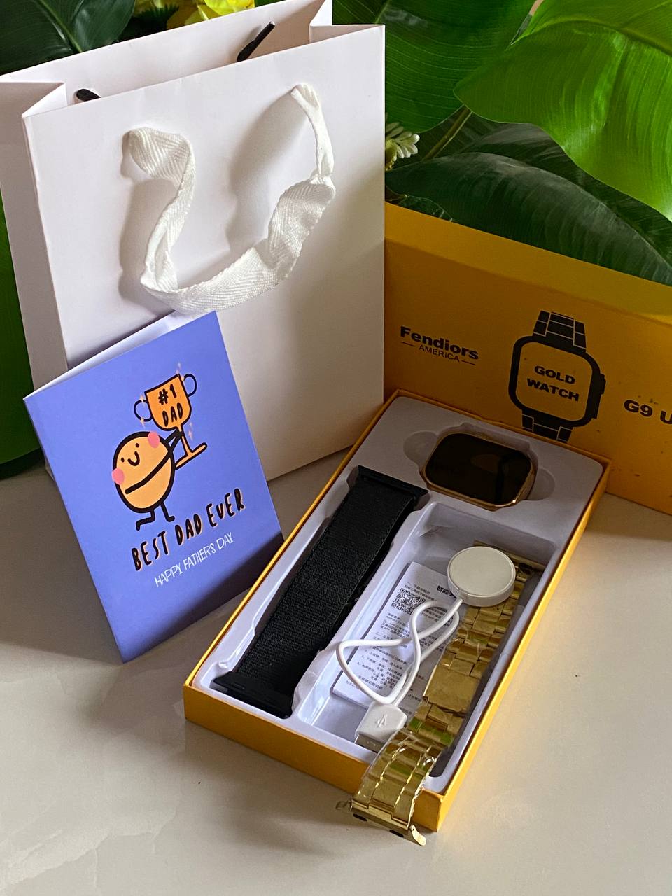 FATHERS DAY SMART WATCH GIFT FENDÍORS AMERICA: G9 ULTRA PRO - 3 INTERCHANGEABLE STRAPS CARD &BAG ENQUIRIES