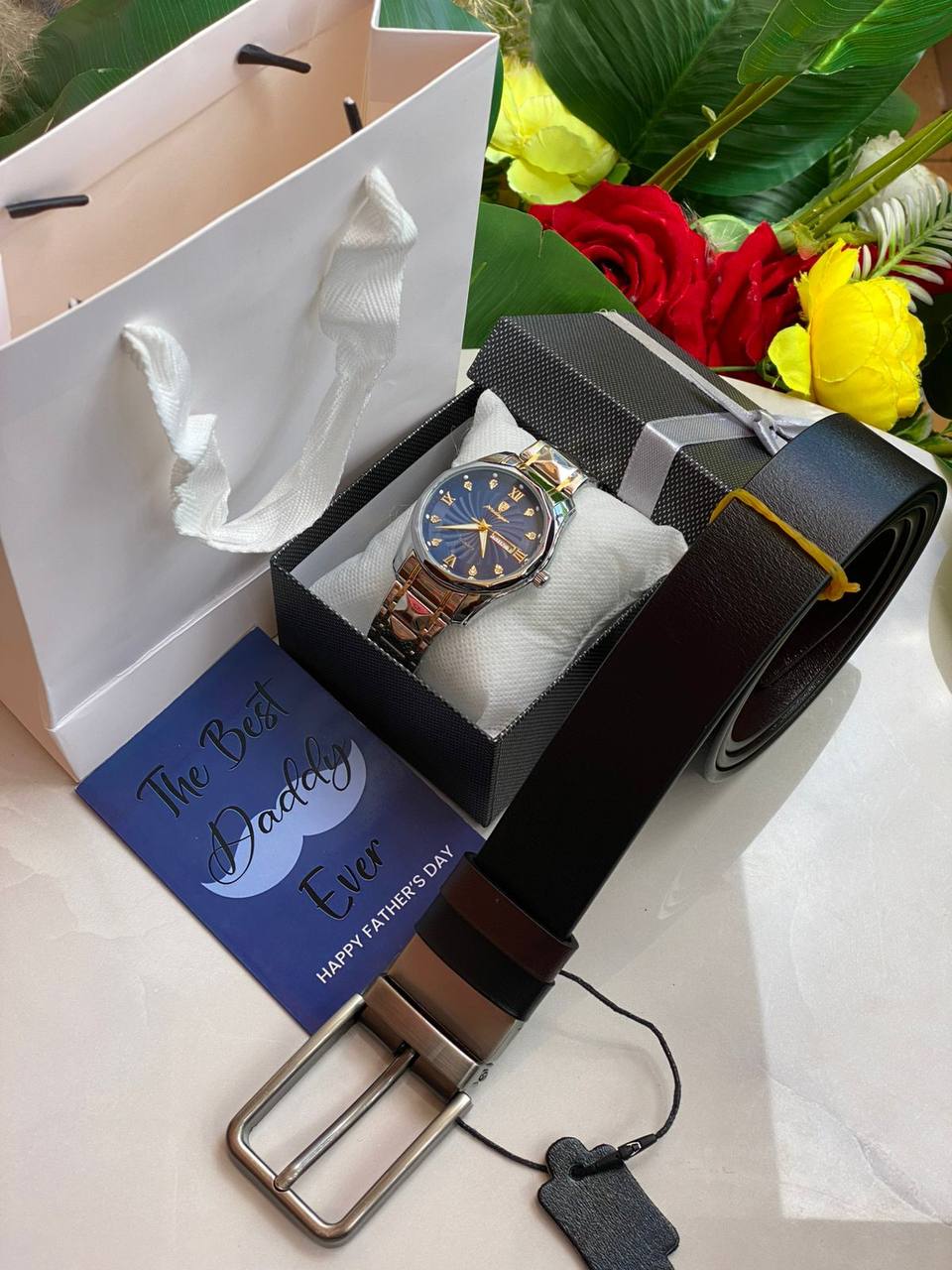 FATHERS DAY GIFT ROLEX SET CASIO WATCH X BOX MONEY CLIP WALLET CARD & BAG WE ENGRAVE GIFTS AND ENQUIRIES
