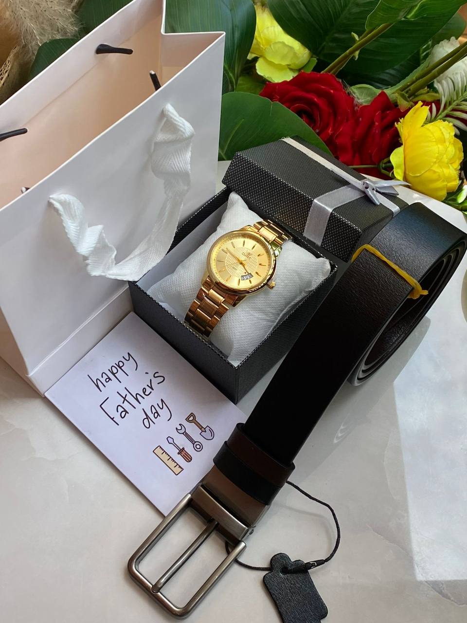 FATHERS DAY GIFT ROLEX SET CASIO WATCH X BOX MONEY CLIP WALLET CARD & BAG WE ENGRAVE GIFTS AND ENQUIRIES