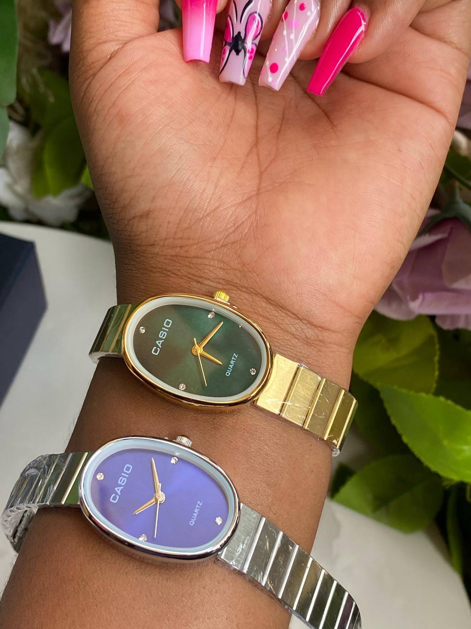 CRRJU 2123 LADIES WATCH 4 COLOURS STAINLESS STEEL WATER RESISTANT BATTERY POWERED ENGRAVING