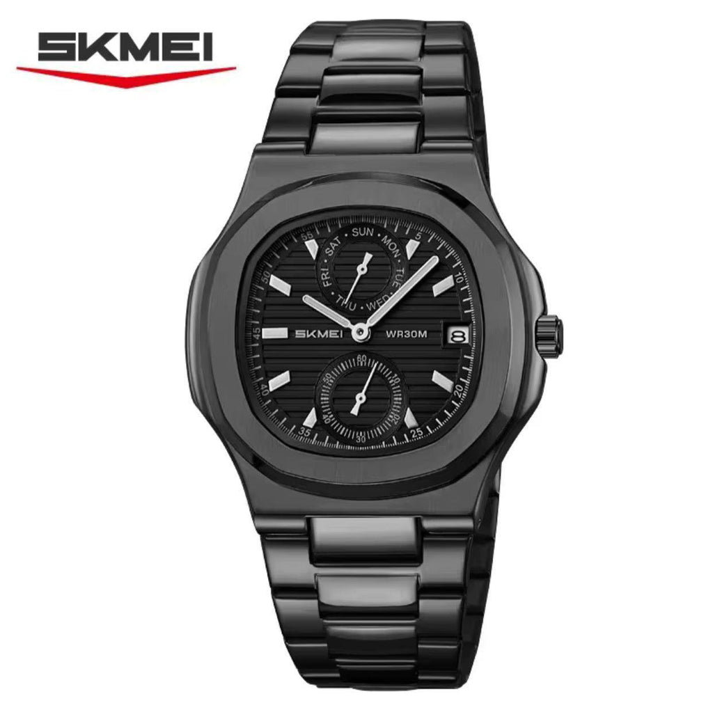 GOLDEN HOUR CHRONOGRAPH DATE DISPLAY WATER RESISTANT LUMINOUS FUNCTION LEATHER STRAP ENGRAVING SERVICES ENQUIRIES