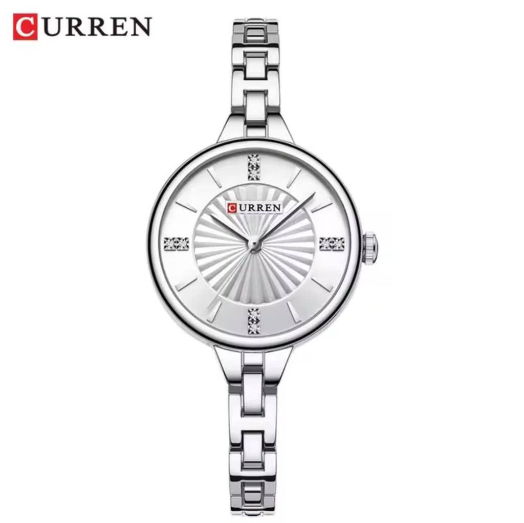 CURREN LADIES #9097 (METALLIC ) GOLD GREEN GOLD WHITEGOLD SILVER SILVER BLUE WATER RESISTANT BATTERY POWERED CURREN BRANDED BOX ENGRAVING SERVICES ENQUIRIES