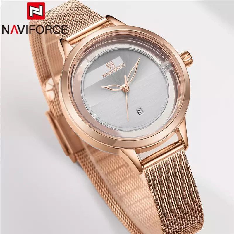 NAVIFORCE NF5014 DATE DISPLAY STAINLESS STEEL FINISH