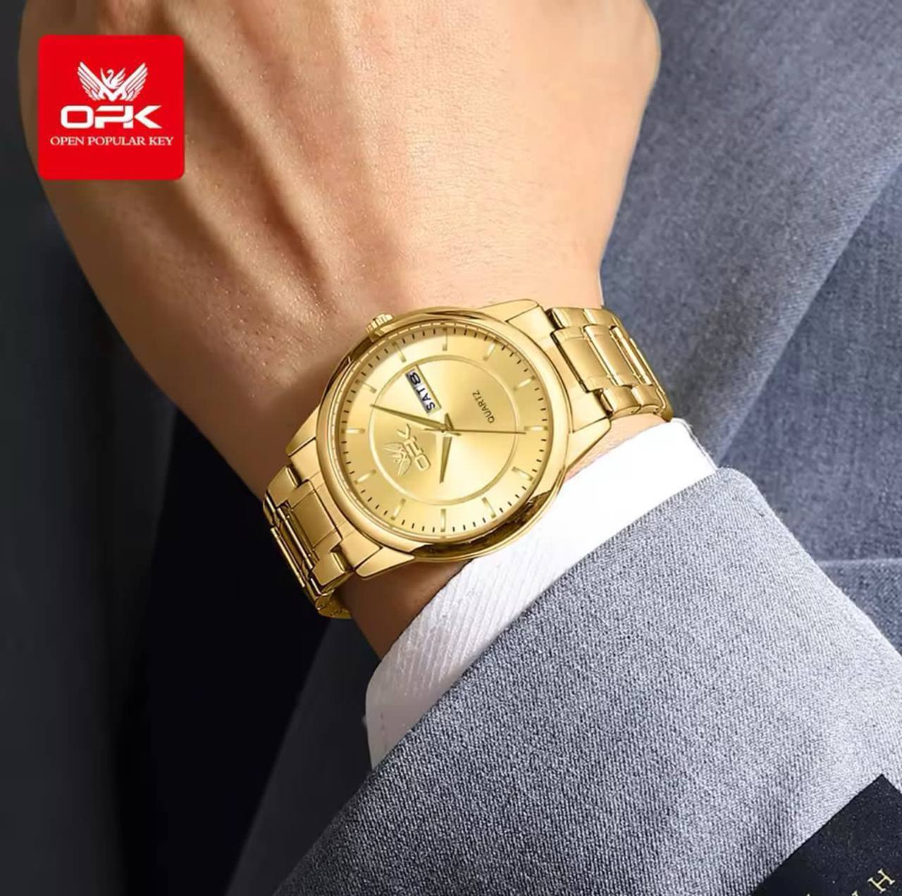 CRRJU CHRONOGRAPH MESH GENTS WATCH DATE DISPLAY WATER RESISTANT MESH STRAP BATTERY POWERED ⃣2 COLOR OPTIONS ENGRAVING SERVICES ENQUIRIES