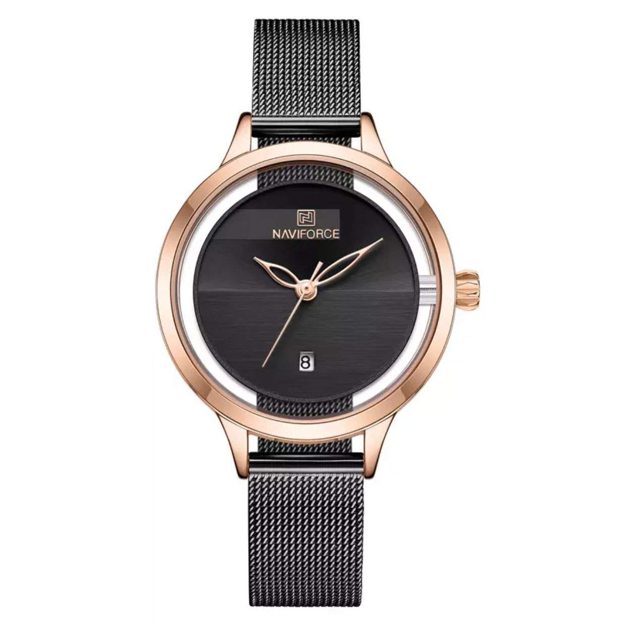 NAVIFORCE NF5014 DATE DISPLAY STAINLESS STEEL FINISH