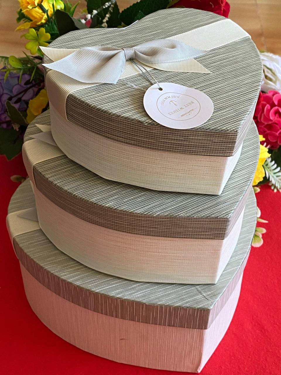 3 1 HEART BOXES GIFT PACKAGING ( 3 BOXES) CUSTOMIZE GIFTS ADORABLE DESIGN CREATIVE PACKAGING PERSONALIZED TOUCH AND ENQUIRIES