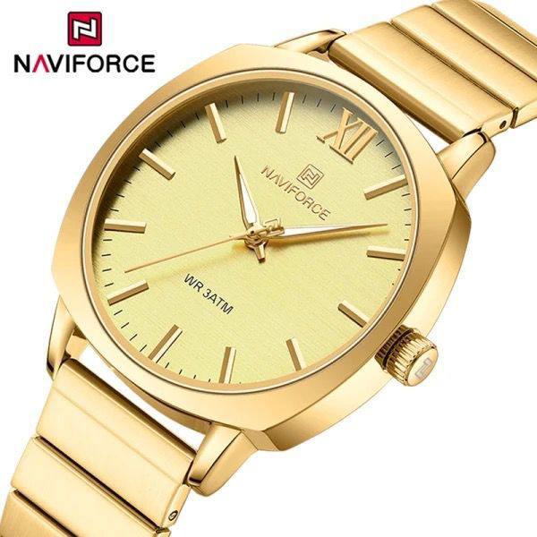 NAVIFORCE NF5044 WATER RESISTANT 3ATM STAINLESS STEEL QUARTZ MOVEMENT DIAMETER 38MM NAVIFORCE BRANDED BOX ORDER AND ENQUIRIES