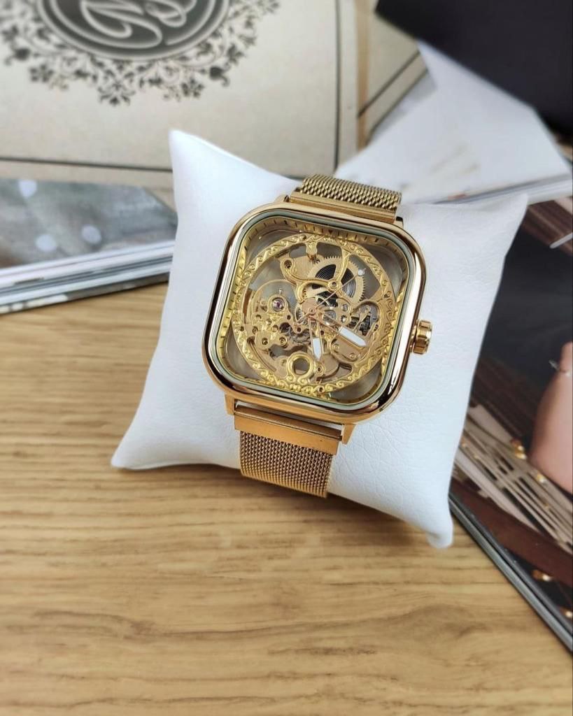 FORSINING MESH STRAP AUTOMATIC WATCH