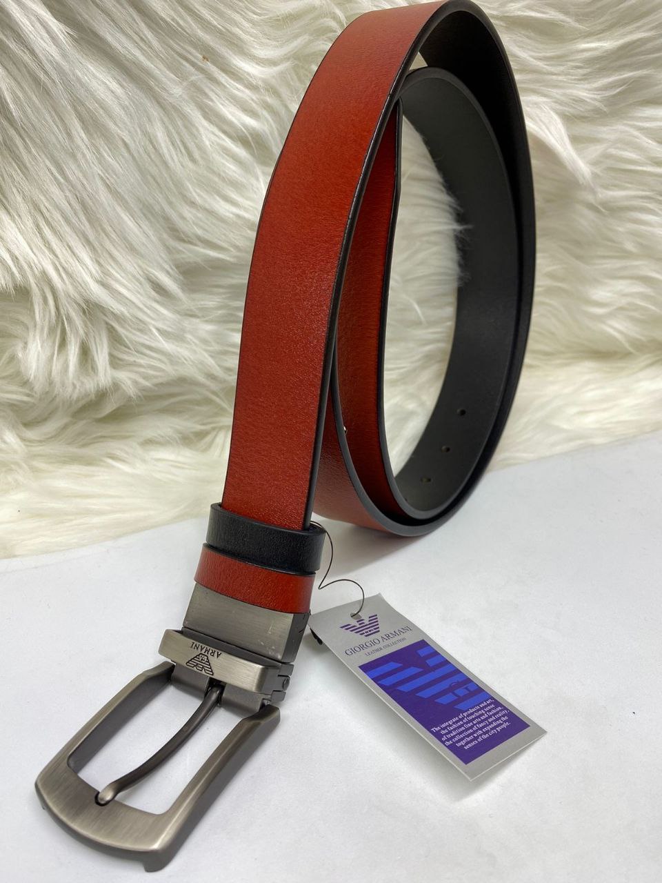 DOUBLE SIDED LEATHER BELTS