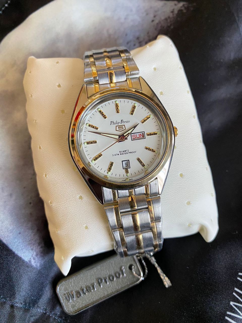 PHILIP PERSIO WATCH TWOTONE/GOLD SILVER